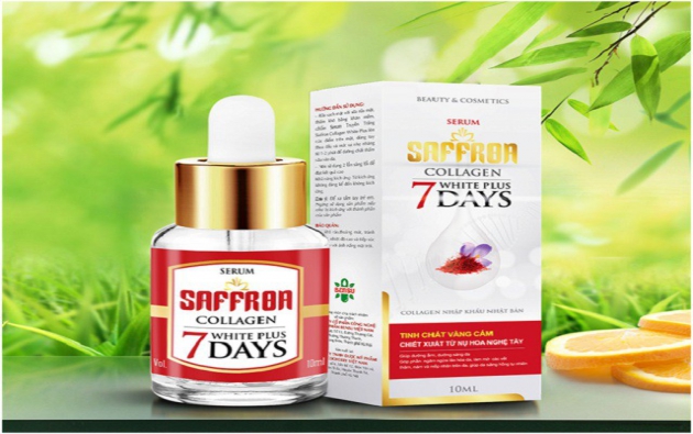 Gìn giữ nét xuân cùng Serum Saffron Collagen White Plus 7 days